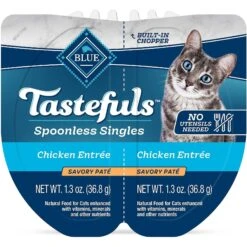 Blue Buffalo Tastefuls Spoonless Singles Chicken Entrée Pate Adult Cat Food, 2.6-oz Cup, Case Of 24 11 Blue Buffalo Tastefuls Spoonless Singles Chicken Entrée Pate Adult Cat Food, 2.6-oz Cup, Case Of 24 -Blue Buffalo Shop 354411 PT2. AC SS1800 V1642015005