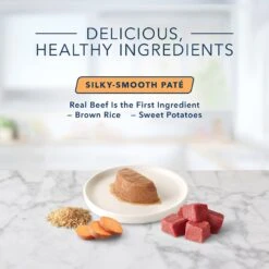 Blue Buffalo Tastefuls Spoonless Singles Beef Entrée Pate Adult Cat Food, 2.6-oz Cup, Case Of 24 -Blue Buffalo Shop 354419 PT5. AC SS1800 V1642026777