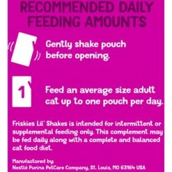 Friskies Pureed Lil' Shakes Chicken & Tuna Variety Pack Cat Food 18 Friskies Pureed Lil' Shakes Chicken & Tuna Variety Pack Cat Food -Blue Buffalo Shop 356297 PT7. AC SS1800 V1700159818