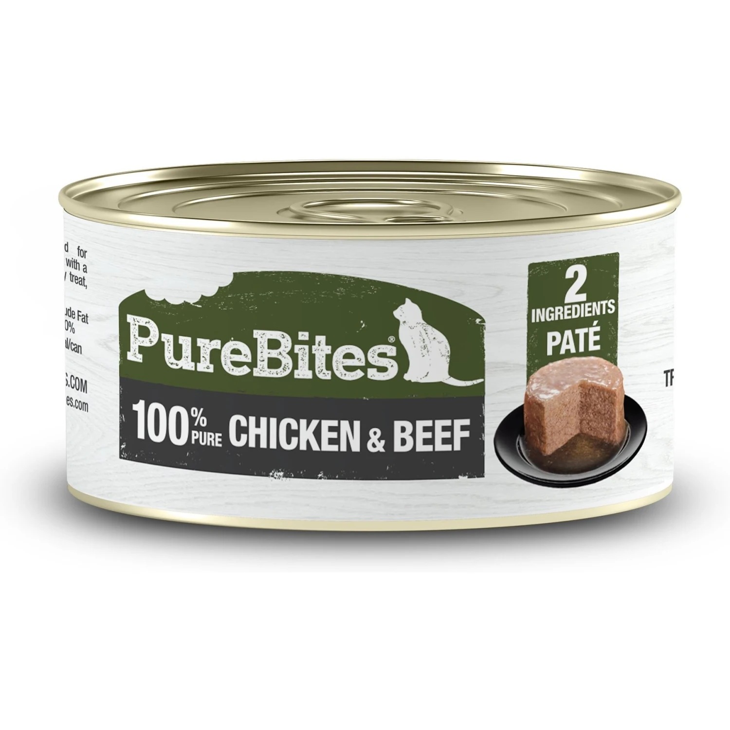 PureBites 100% Pure Chicken & Beef Pate Cat Food Toppings 3 PureBites 100% Pure Chicken & Beef Pate Cat Food Toppings