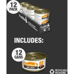 PureBites 100% Pure Duck Paté Dog Food Toppings, 2.5-oz Can, 12 Count -Blue Buffalo Shop 356476 PT5. AC SS1800 V1677859905