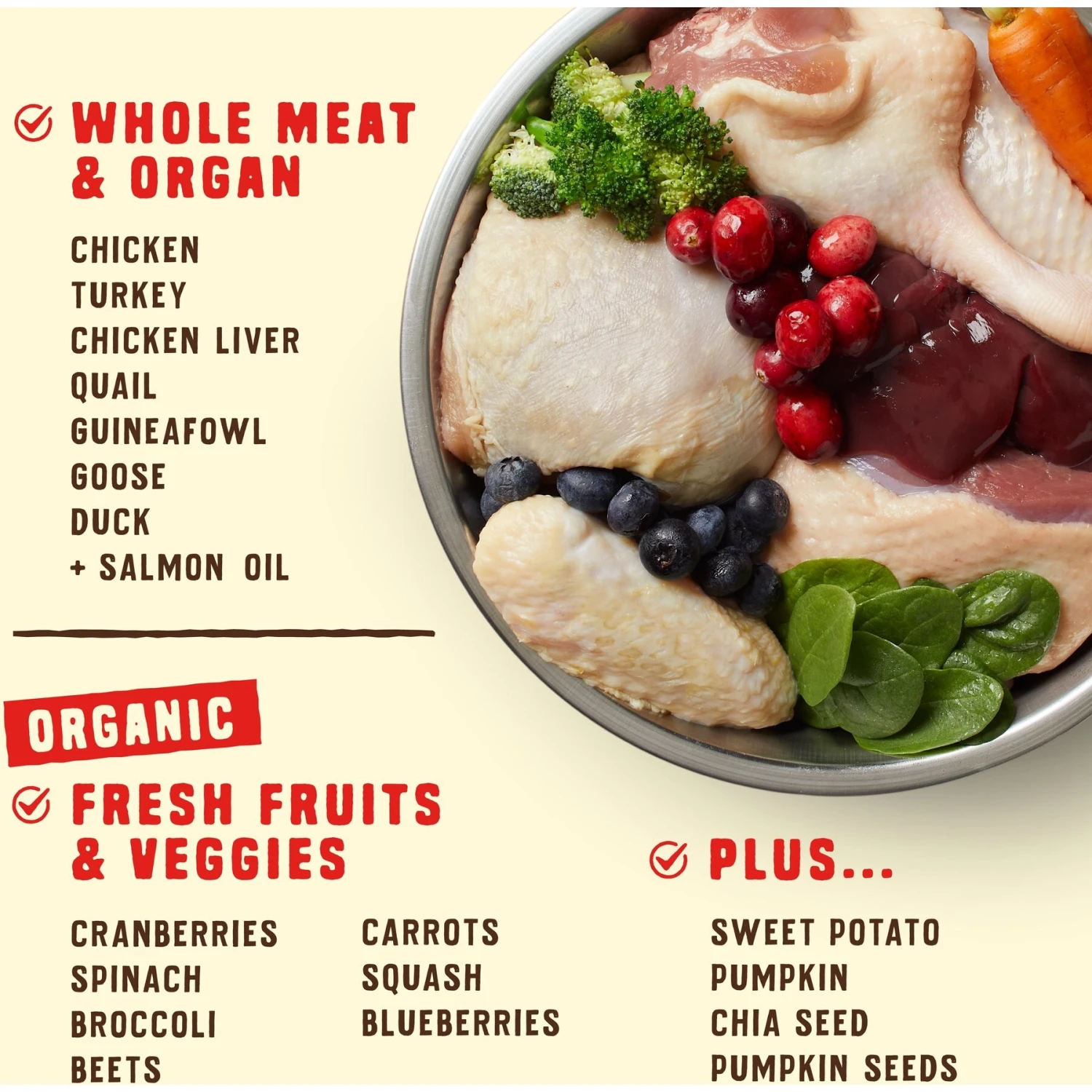 Stella & Chewy's Wild Red Raw Blend Kibble Grain-Free Prairie Recipe Dry Dog Food & Stella & Chewy's Wild Red Grain-Free Chicken & Lamb Stew Wet Dog Food 7 Stella & Chewy's Wild Red Raw Blend Kibble Grain-Free Prairie Recipe Dry Dog Food & Stella & Chewy's Wild Red Grain-Free Chicken & Lamb Stew Wet Dog Food - Image 5