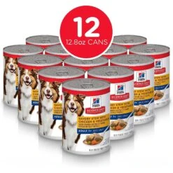 Hill's Science Diet Adult 7+ Savory Stew With Chicken & Vegetables Canned Dog Food & Hill's Science Diet Adult 7+ Savory Stew With Beef & Vegetables Canned Dog Food -Blue Buffalo Shop 356843 PT2. AC SS1800 V1640893899