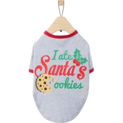 Frisco I Ate Santa's Cookies Dog & Cat T-Shirt 12 Frisco I Ate Santa's Cookies Dog & Cat T-Shirt -Blue Buffalo Shop 358293 PT4. AC SS1800 V1660764463
