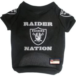 Pets First NFL Dog & Cat Raglan Jersey, Las Vegas Raiders