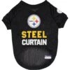 Pets First NFL Dog & Cat Raglan Jersey, Pittsburgh Steelers -Blue Buffalo Shop 361182 MAIN. AC SS1800 V1675806891
