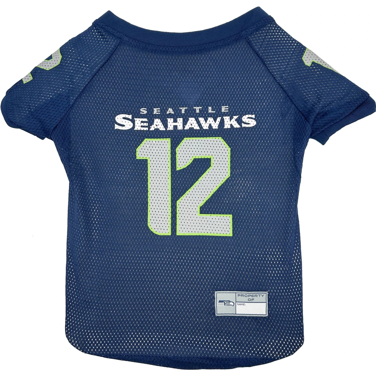 Pets First NFL Dog & Cat Raglan Jersey, Seattle Seahawks 3 Pets First NFL Dog & Cat Raglan Jersey, Seattle Seahawks