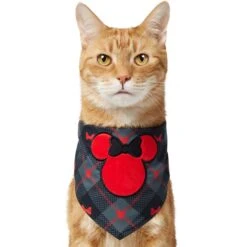 Disney Minnie Mouse Plaid Dog & Cat Bandana