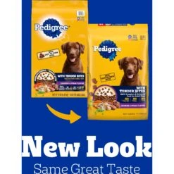 Pedigree Tender Bites Adult Complete Nutrition Chicken & Steak Flavor Dry Dog Food, 14-lb Bag 13 Pedigree Tender Bites Adult Complete Nutrition Chicken & Steak Flavor Dry Dog Food, 14-lb Bag -Blue Buffalo Shop 362457 PT2. AC SS1800 V1643222569