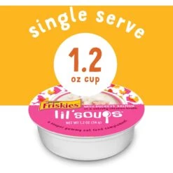Friskies Lil' Soups Salmon, Tuna, & Shrimp Variety Pack Grain-Free Bits In Broth Wet Lickable Cat Food Topper 13 Friskies Lil' Soups Salmon, Tuna, & Shrimp Variety Pack Grain-Free Bits In Broth Wet Lickable Cat Food Topper -Blue Buffalo Shop 363333 PT2. AC SS1800 V1700157264