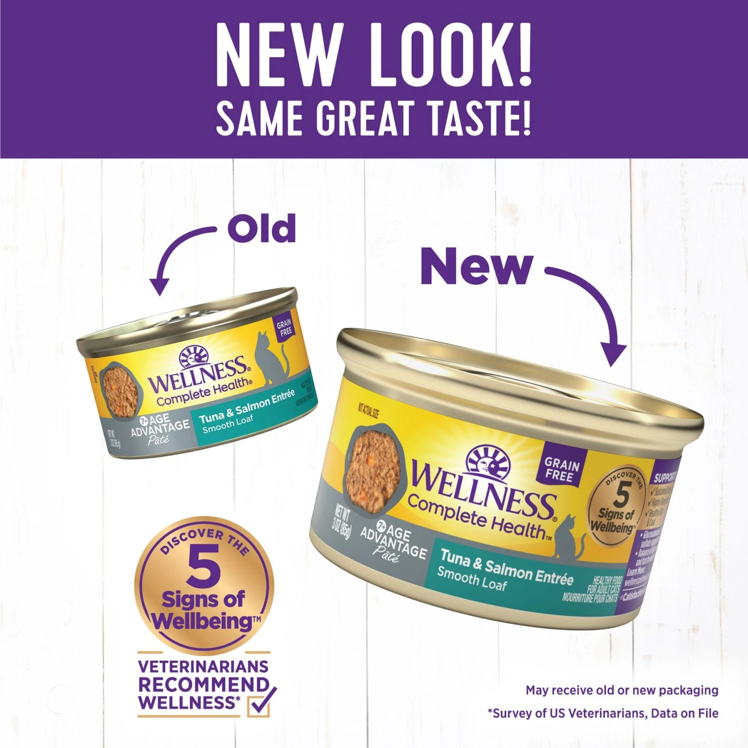 Wellness Complete Health Age Advantage Tuna & Salmon Pate Wet Cat Food 4 Wellness Complete Health Age Advantage Tuna & Salmon Pate Wet Cat Food - Image 2
