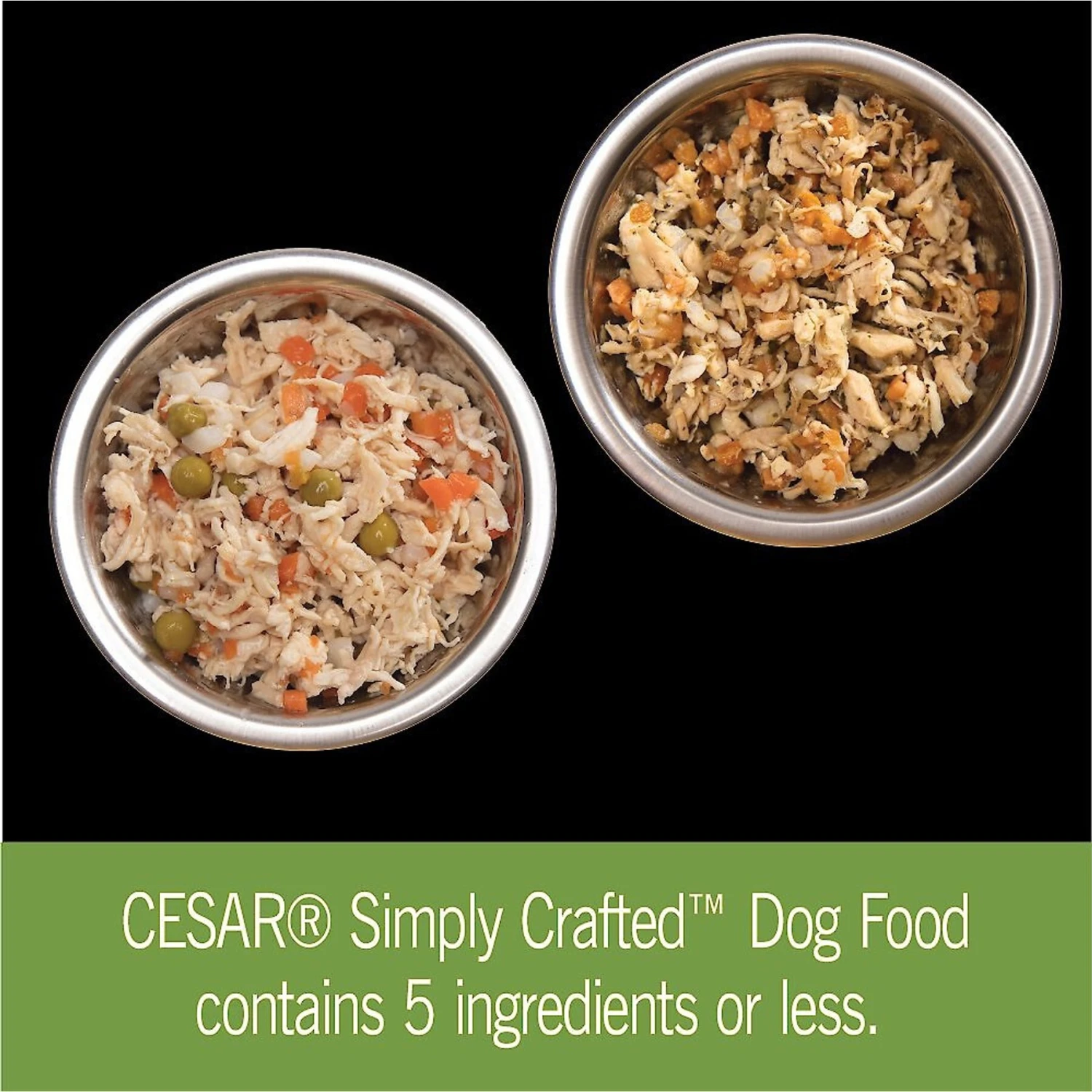 Cesar Simply Crafted Variety Pack Chicken, Carrots, Potatoes & Peas & Chicken, Sweet Potato, Apple, Barley & Spinach Limited-Ingredient Wet Dog Food Topper 6 Cesar Simply Crafted Variety Pack Chicken, Carrots, Potatoes & Peas & Chicken, Sweet Potato, Apple, Barley & Spinach Limited-Ingredient Wet Dog Food Topper - Image 4