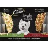 Cesar Simply Crafted Variety Pack Chicken, Carrots & Green Beans & Beef, Chicken, Purple Potatoes, Peas & Carrots Wet Dog Food Topper, 1.3-oz Can, 16 Count -Blue Buffalo Shop 367307 MAIN. AC SS1800 V1644370290