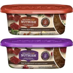 Rachael Ray Nutrish Natural Hearty Beef Stew Natural Grain-Free Wet Dog Food & Rachael Ray Nutrish Natural Beef Stroganwoof Natural Wet Dog Food