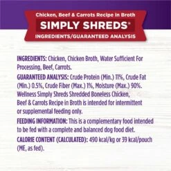 Wellness Bowl Boosters Simply Shreds Chicken, Beef & Carrots Natural Grain-Free Wet Dog Food Mixer Or Topper, 2.8-oz Pouch, Case Of 12 & Wellness Bowl Boosters Simply Shreds Chicken, Salmon & Pumpkin Natural Grain-Free Wet Dog Food Mixer Or Topper, 2.8-oz Pouch, Case Of 12 15 Wellness Bowl Boosters Simply Shreds Chicken, Beef & Carrots Natural Grain-Free Wet Dog Food Mixer Or Topper, 2.8-oz Pouch, Case Of 12 & Wellness Bowl Boosters Simply Shreds Chicken, Salmon & Pumpkin Natural Grain-Free Wet Dog Food Mixer Or Topper, 2.8-oz Pouch, Case Of 12 -Blue Buffalo Shop 367552 PT4. AC SS1800 V1674053872