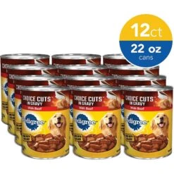 Pedigree Complete Nutrition Grilled Steak & Vegetable Flavor Dog Kibble Adult Dry Dog Food & Pedigree Choice Cuts In Gravy With Beef Adult Canned Dog Food -Blue Buffalo Shop 367571 PT6. AC SS1800 V1645744026