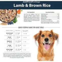 JustFoodForDogs Lamb & Brown Rice Recipe Frozen Human-Grade Fresh Dog Food 17 JustFoodForDogs Lamb & Brown Rice Recipe Frozen Human-Grade Fresh Dog Food -Blue Buffalo Shop 368101 PT6. AC SS1800 V1696968383