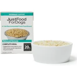 JustFoodForDogs PantryFresh Balanced Remedy Recipe Fresh Dog Food, 12.5-oz Pouch, Case Of 12
