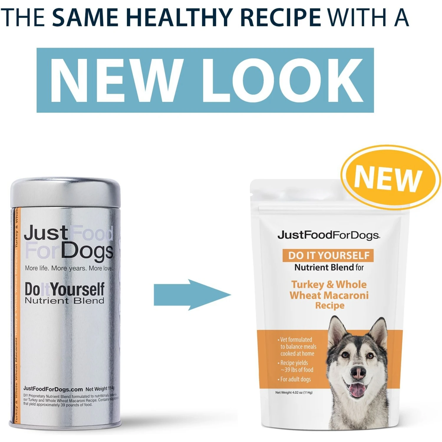 JustFoodForDogs DoItYourself Turkey & Whole Wheat Macaroni Recipe Fresh Dog Food Recipe & Nutrient Blend 4 JustFoodForDogs DoItYourself Turkey & Whole Wheat Macaroni Recipe Fresh Dog Food Recipe & Nutrient Blend - Image 2