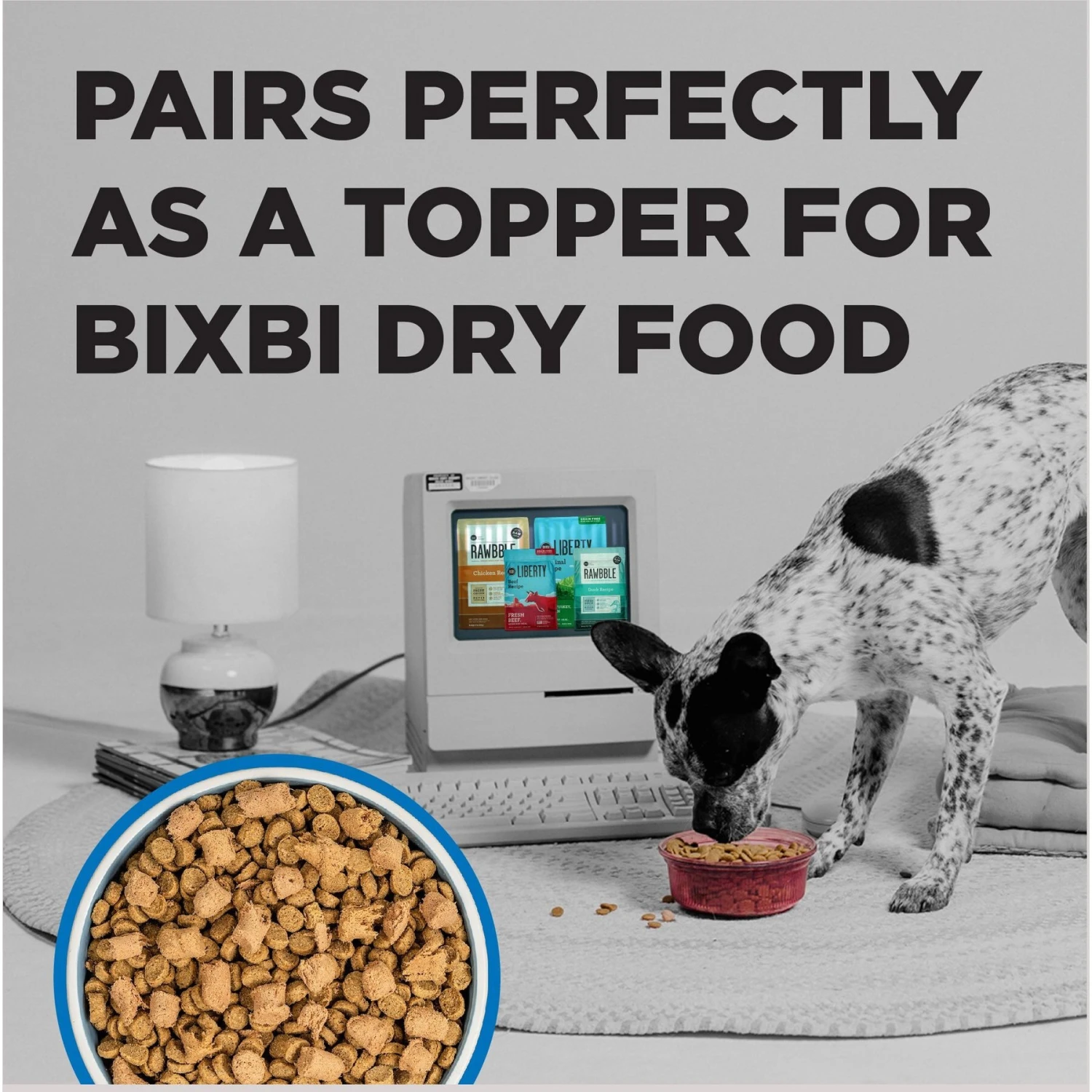 BIXBI Liberty Freeze Chicken & Salmon Recipe Dried Topper & Dog Treat, 4.5-oz Bag 7 BIXBI Liberty Freeze Chicken & Salmon Recipe Dried Topper & Dog Treat, 4.5-oz Bag - Image 5
