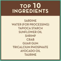 AvoDerm Natural Grain-Free Sardine, Shrimp & Crab Meat Entree In Gravy Canned Cat Food -Blue Buffalo Shop 46683 PT3. AC SS1800 V1602292862