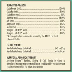AvoDerm Natural Grain-Free Sardine, Shrimp & Crab Meat Entree In Gravy Canned Cat Food -Blue Buffalo Shop 46683 PT5. AC SS1800 V1602311161