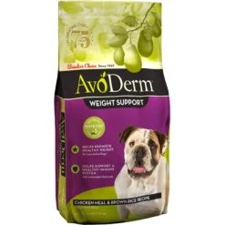 AvoDerm Weight Support Chicken Meal & Brown Rice Recipe Dry Dog Food