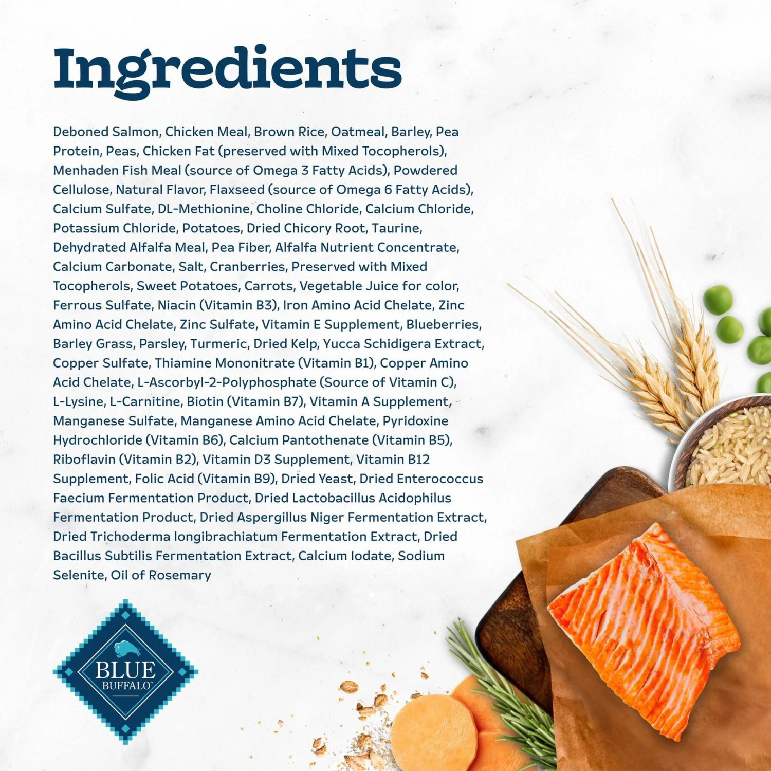 Blue Buffalo Tastefuls Indoor Natural Salmon & Brown Rice Adult Dry Cat Food 7 Blue Buffalo Tastefuls Indoor Natural Salmon & Brown Rice Adult Dry Cat Food - Image 5