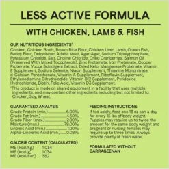 CANIDAE All Life Stages Less Active Chicken, Lamb & Fish Formula Canned Dog Food -Blue Buffalo Shop 47021 PT6. AC SS1800 V1673463412