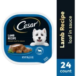 Cesar Classic Loaf In Sauce Lamb Recipe Grain-Free Small Breed Adult Wet Dog Food Trays 13 Cesar Classic Loaf In Sauce Lamb Recipe Grain-Free Small Breed Adult Wet Dog Food Trays -Blue Buffalo Shop 47089 PT2. AC SS1800 V1695649467