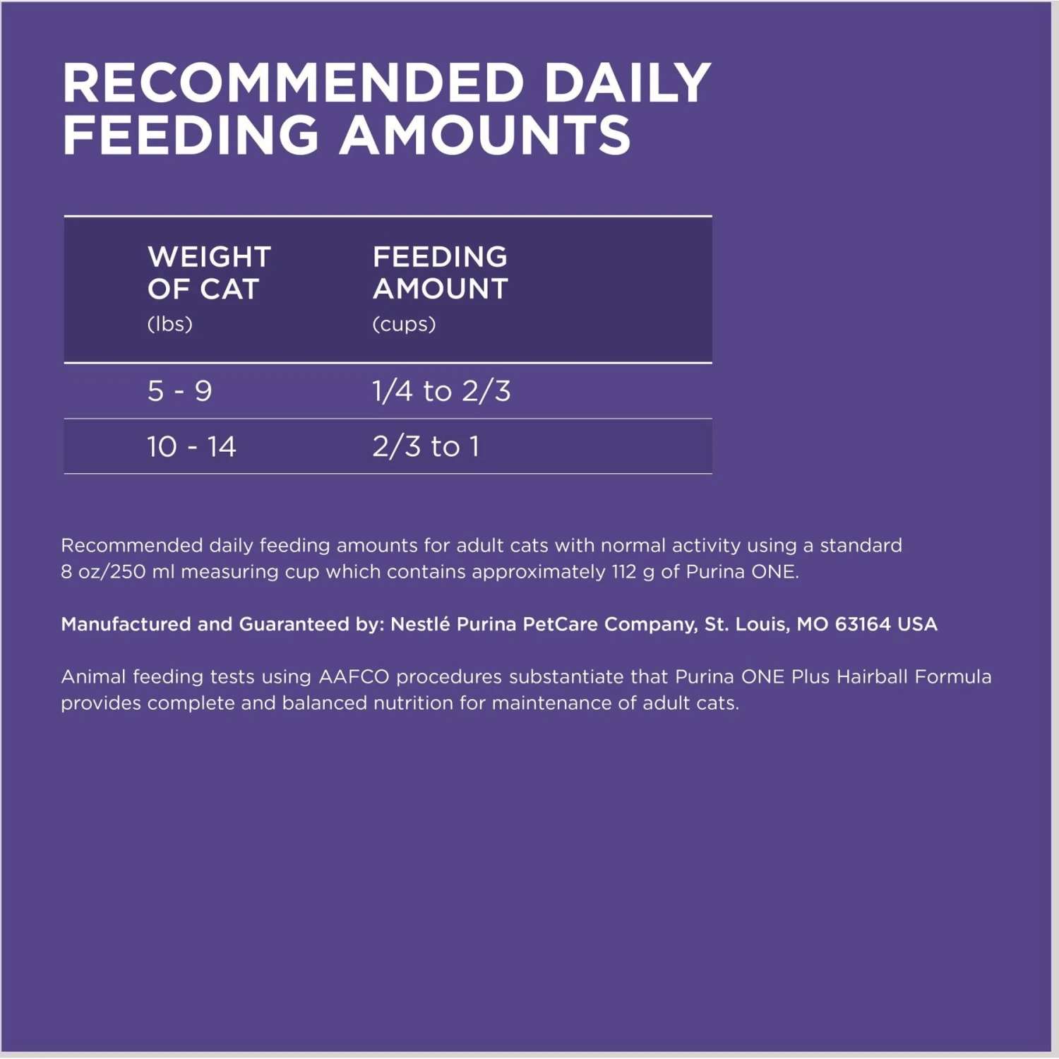 Purina ONE +Plus Hairball Formula Natural Adult Dry Cat Food 11 Purina ONE +Plus Hairball Formula Natural Adult Dry Cat Food - Image 9