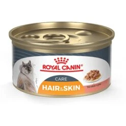 Royal Canin Feline Care Nutrition Hair & Skin Care Thin Slices In Gravy Canned Cat Food, 3-oz, Case Of 24