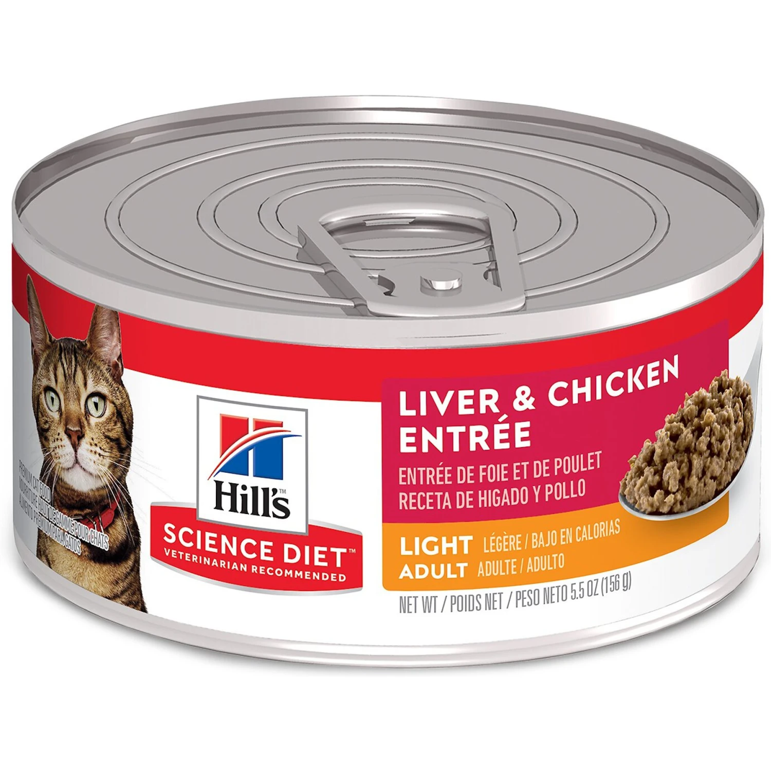 Hill's Science Diet Adult Light Liver & Chicken Entree Canned Cat Food 3 Hill's Science Diet Adult Light Liver & Chicken Entree Canned Cat Food