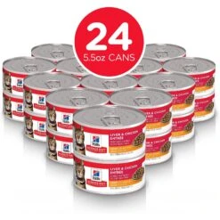 Hill's Science Diet Adult Light Liver & Chicken Entree Canned Cat Food 12 Hill's Science Diet Adult Light Liver & Chicken Entree Canned Cat Food -Blue Buffalo Shop 48963 PT1. AC SS1800 V1585599398