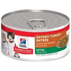 Hill's Science Diet Kitten Savory Turkey Entree Canned Cat Food