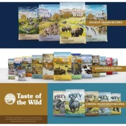 Taste Of The Wild Rocky Mountain Feline Recipe With Salmon & Venison In Gravy Canned Cat Food -Blue Buffalo Shop 49083 PT4. AC SS1800 V1658226632