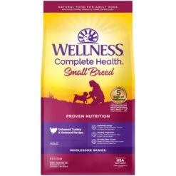 Wellness Small Breed Complete Health Adult Turkey & Oatmeal Recipe Natural Dry Dog Food