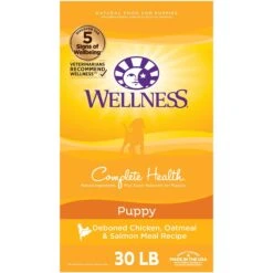 Wellness Complete Health Puppy Deboned Chicken, Oatmeal & Salmon Meal Recipe Dry Dog Food