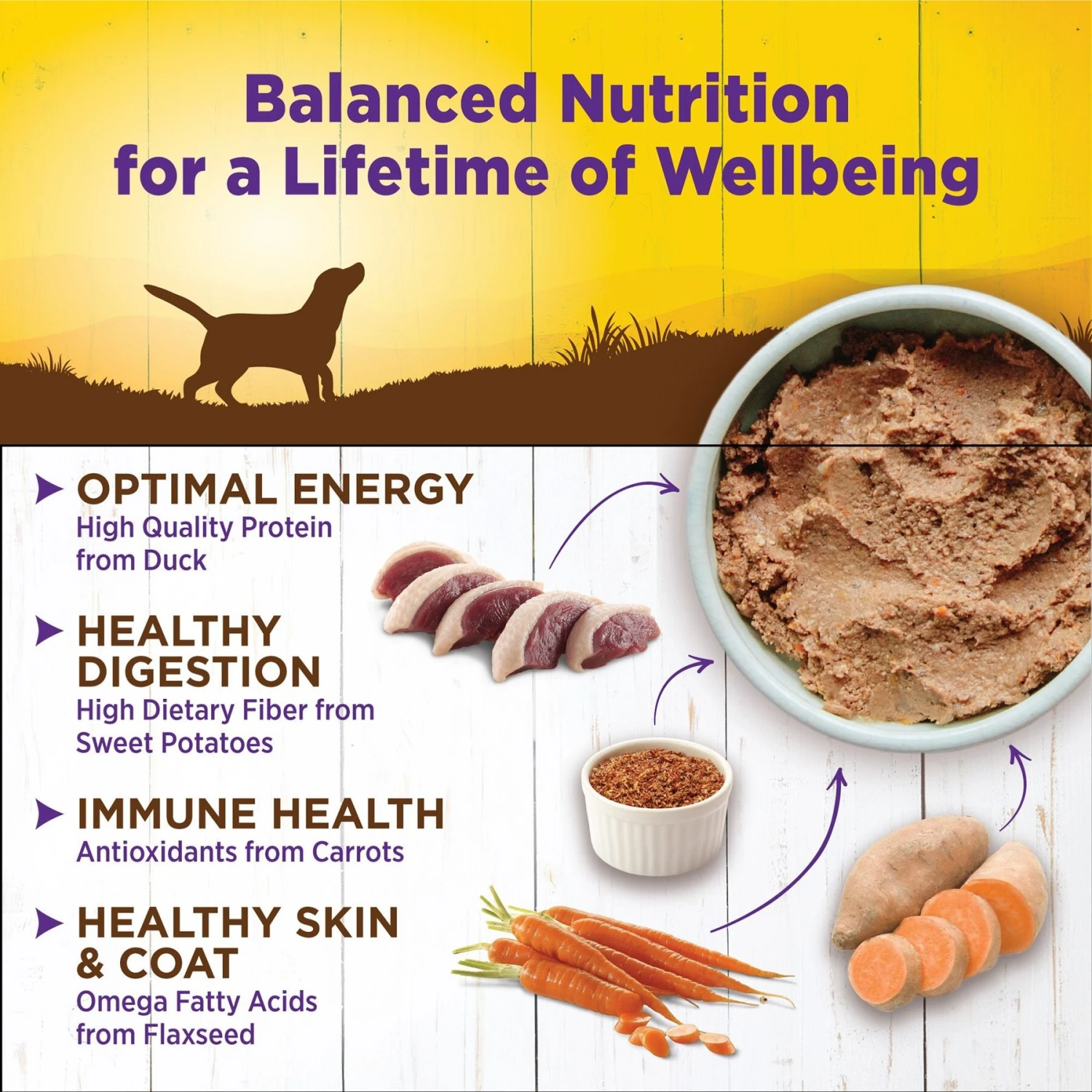 Wellness Complete Health Duck & Sweet Potato Formula Canned Dog Food 6 Wellness Complete Health Duck & Sweet Potato Formula Canned Dog Food - Image 4