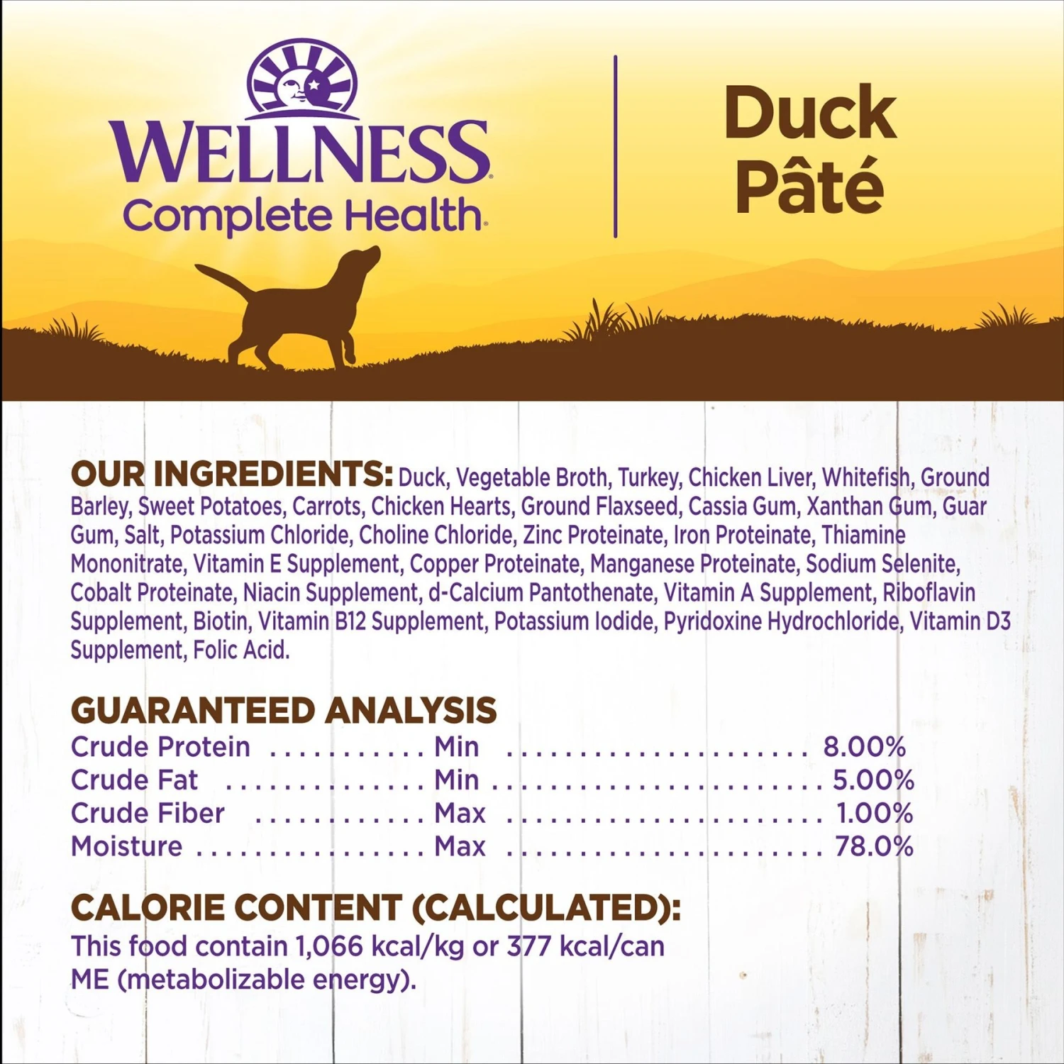 Wellness Complete Health Duck & Sweet Potato Formula Canned Dog Food 7 Wellness Complete Health Duck & Sweet Potato Formula Canned Dog Food - Image 5