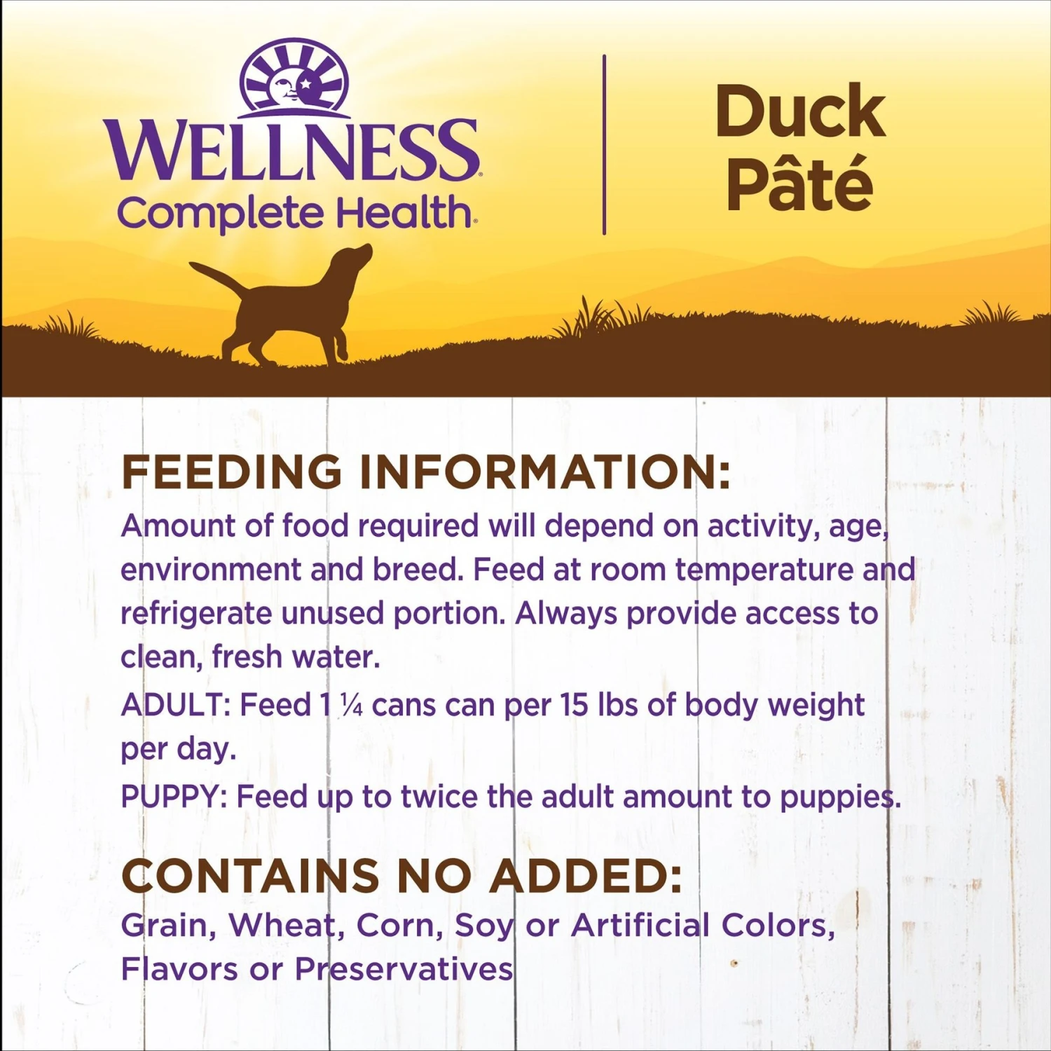 Wellness Complete Health Duck & Sweet Potato Formula Canned Dog Food 8 Wellness Complete Health Duck & Sweet Potato Formula Canned Dog Food - Image 6