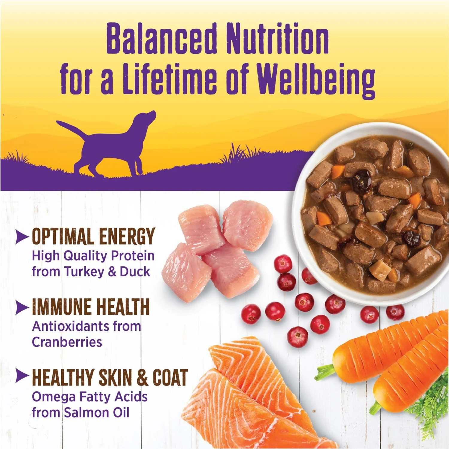 Wellness Turkey & Duck Stew With Sweet Potatoes & Cranberries Canned Dog Food 7 Wellness Turkey & Duck Stew With Sweet Potatoes & Cranberries Canned Dog Food - Image 5