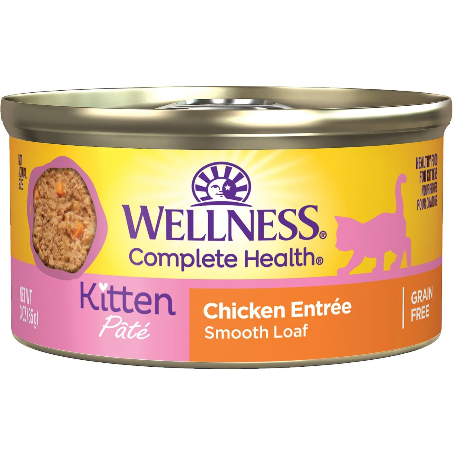 Wellness Complete Health Kitten Chicken Entree Recipe Natural Canned Cat Food 3 Wellness Complete Health Kitten Chicken Entree Recipe Natural Canned Cat Food