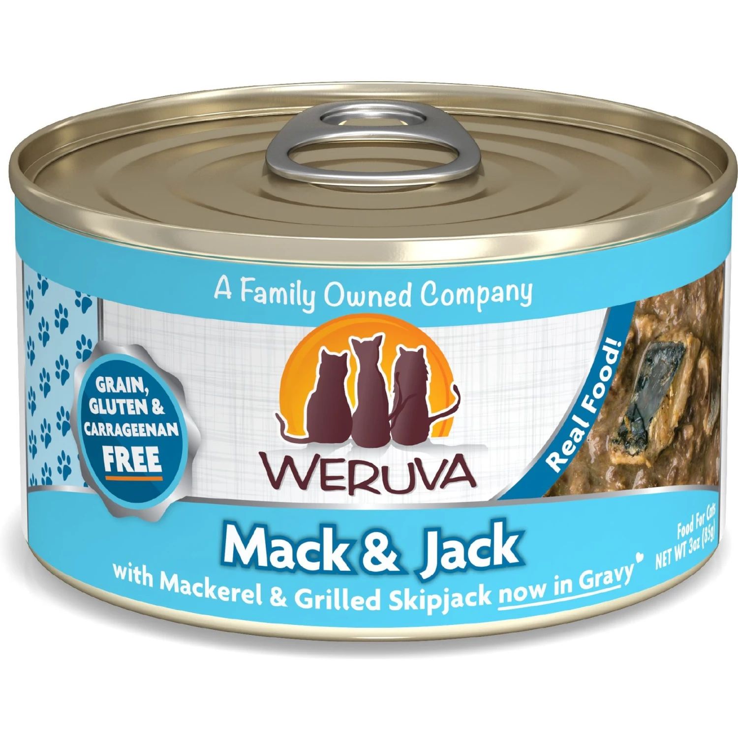 Weruva Mack & Jack With Mackerel & Grilled Skipjack Grain-Free Canned Cat Food 3 Weruva Mack & Jack With Mackerel & Grilled Skipjack Grain-Free Canned Cat Food
