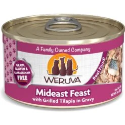 Weruva Mideast Feast With Grilled Tilapia In Gravy Grain-Free Canned Cat Food