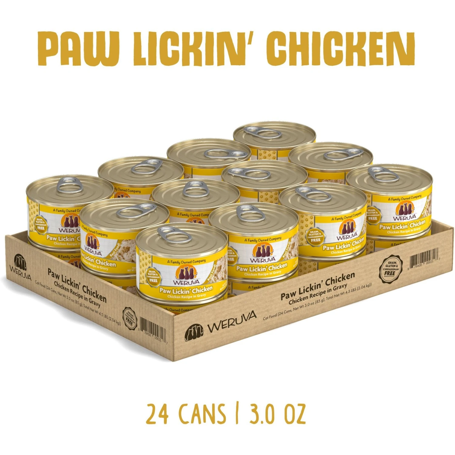 Weruva Paw Lickin' Chicken In Gravy Grain-Free Canned Cat Food 4 Weruva Paw Lickin' Chicken In Gravy Grain-Free Canned Cat Food - Image 2