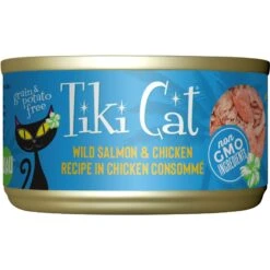 Tiki Cat Luau Wild Salmon & Chicken In Chicken Consomme Grain-Free Canned Cat Food