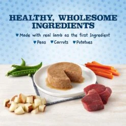 Blue Buffalo Baby Blue Healthy Growth Formula Natural Lamb & Vegetable Recipe Puppy Wet Food, 3.5-oz Cups, Case Of 12 -Blue Buffalo Shop 502206 PT3. AC SS1800 V1647639216