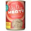 Tiki Dog Meaty Whole Foods Grain-Free Chicken & Beef Shredded Canned Dog Food, 12-oz, Case Of 8