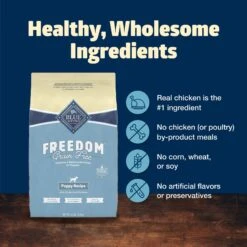 Blue Buffalo Freedom Puppy Chicken Recipe Grain-Free Dry Dog Food -Blue Buffalo Shop 50829 PT5. AC SS1800 V1649132500